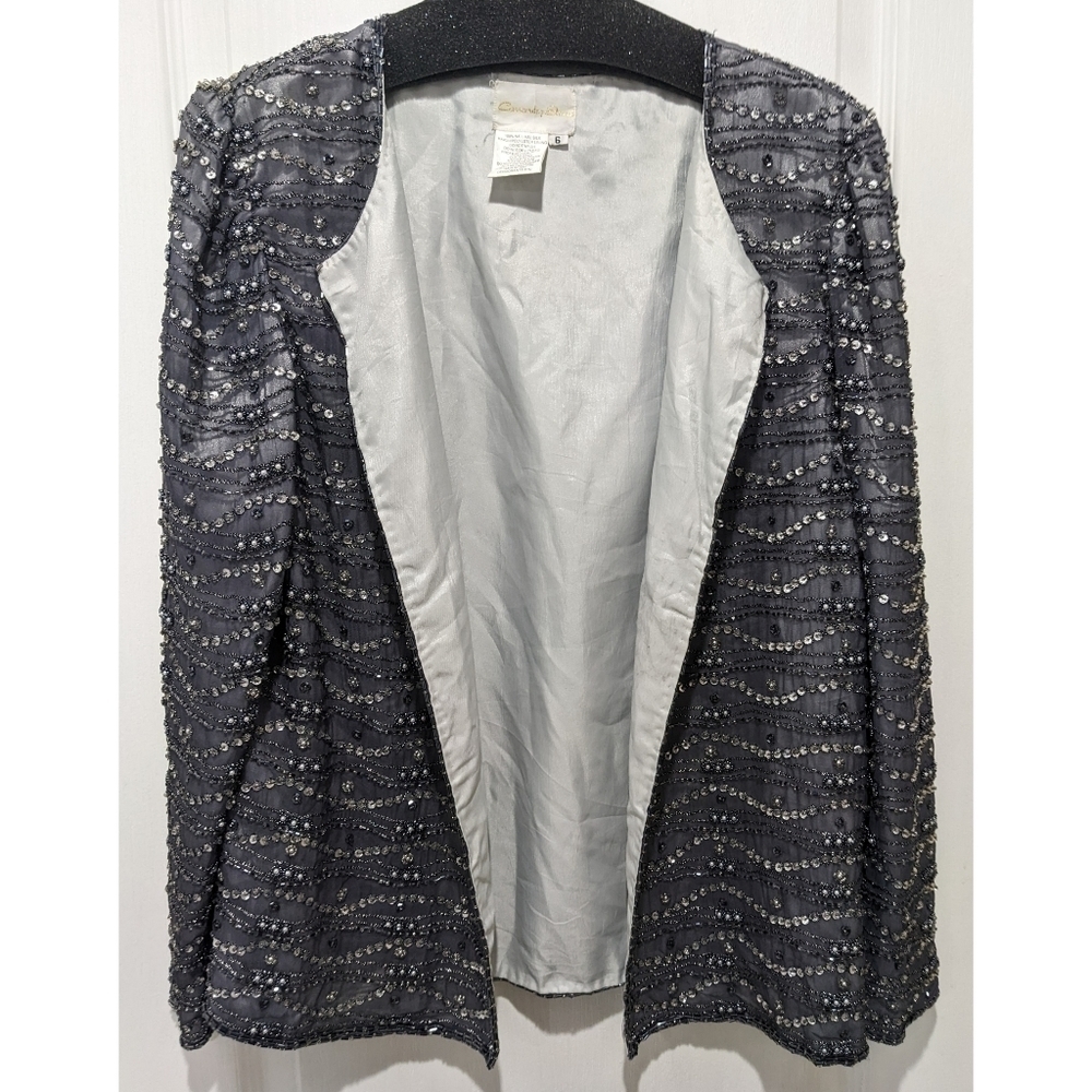 Cassandra Stone | Silk Beaded Jacket